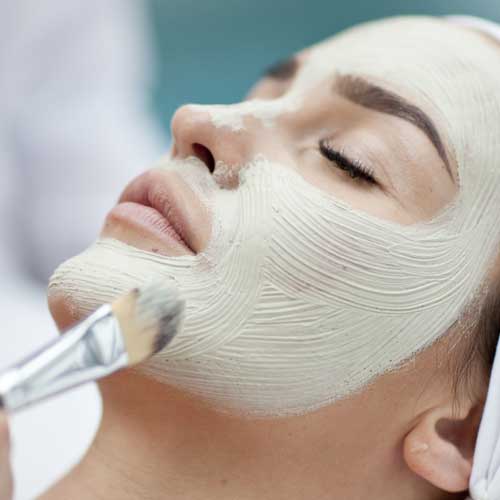 Woman Getting Facial Woman Getting Facial