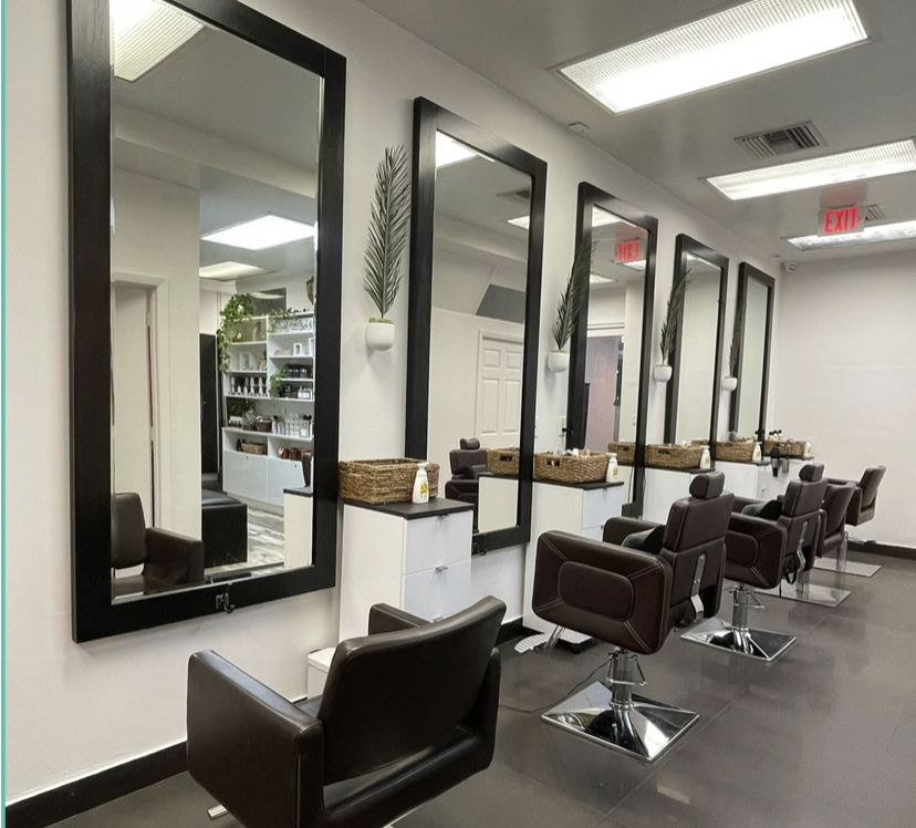 Salon Chairs with Mirrors Salon Chairs with Mirrors